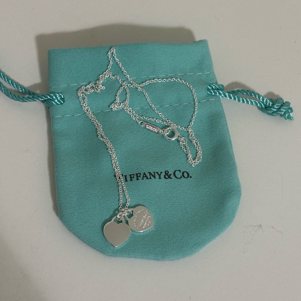 Tiffany & Co. Silver Heart Pendant Necklace